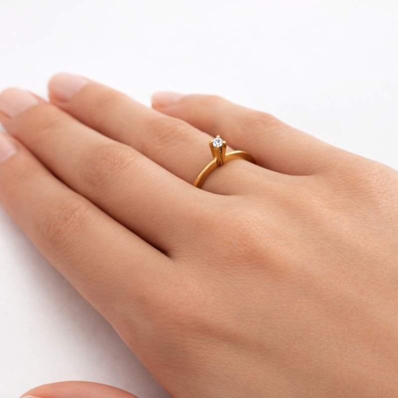 ANEL SOLITARIO COM ZIRCONIA N 14,16,18,20,22,24 // QTDE PCT: 6 PC // VAL UNIT: R$ 6,25