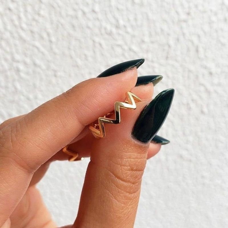 ANEL FALANGE ZIG ZAG N 6,8,10 // QTDE PCT: 6 PC // VAL UNIT: R$ 3,91