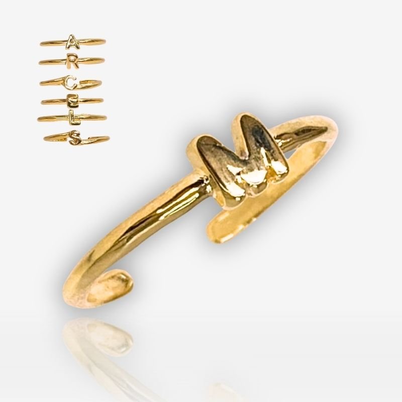 ALIANCA LETRINHAS ARO ABERTO // QTDE PCT: 6 PC // VAL UNIT: R$ 5,60