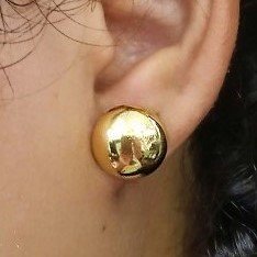 BRINCO CHAPA REDONDA OCA TAM 13MM // QTDE PCT: 5 PAR // VAL UNIT: R$ 3,90