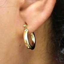 ARGOLA TUBO LISO TAM. 10MM // QTDE PCT: 5 PAR // VAL UNIT: R$ 4,73