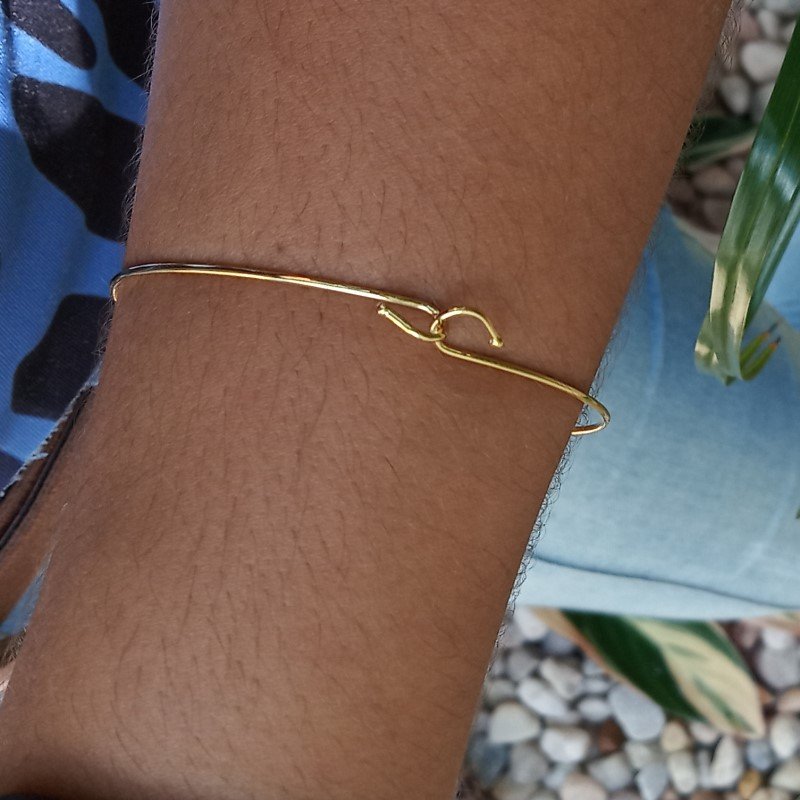 PULSEIRA LISA COM ABERTURA TAM 60MM // QTDE PCT: 5 PÇS // VAL UNIT: R$ 3,90