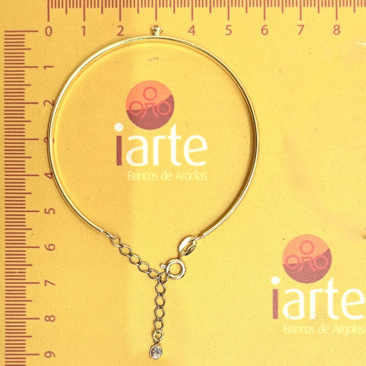 PULSEIRA BRACELETE FIO ZIRCONIA CENTRAL NO BRUTO // QTDE PCT: 5 PC // VAL UNIT: R$ 5,90