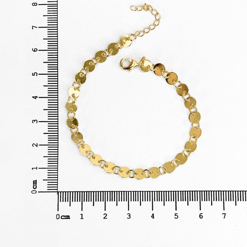 PULSEIRA DE MOEDAS INTEIRO // QTDE PCT: 5 PC // VAL UNIT: R$ 6,44